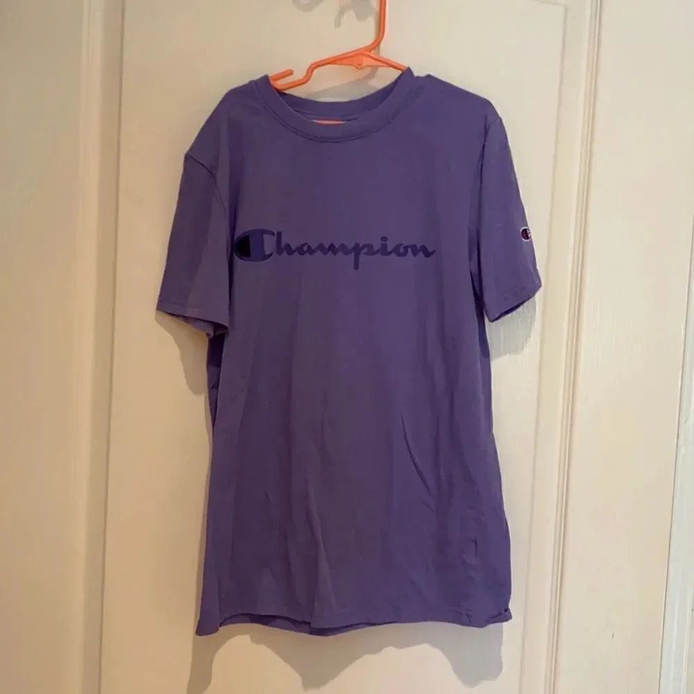 Champion tee L purple!
